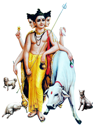 Associated With These Two Gurus 5 Such Deeds Are Relating - Lord Dattatreya (300x402), Png Download