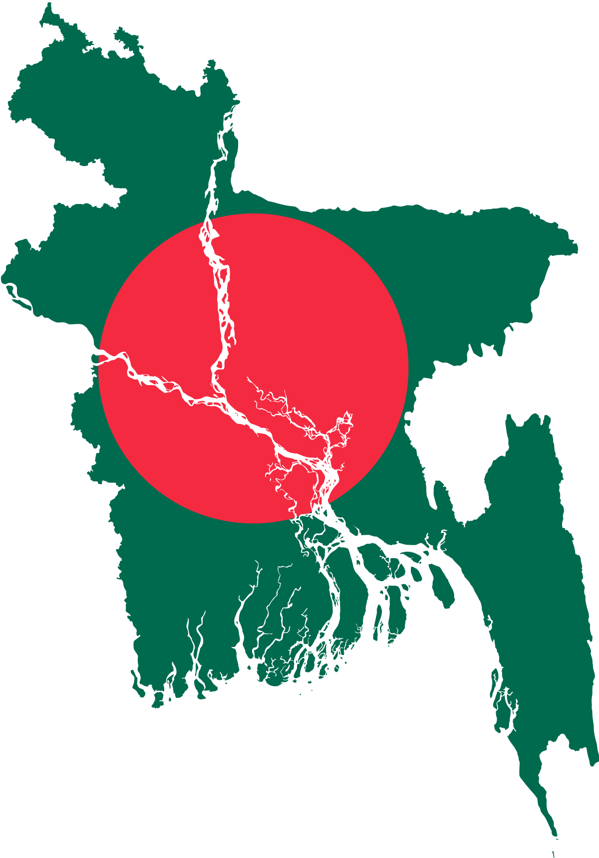 National Flag Of Bangladesh (1200x1720), Png Download