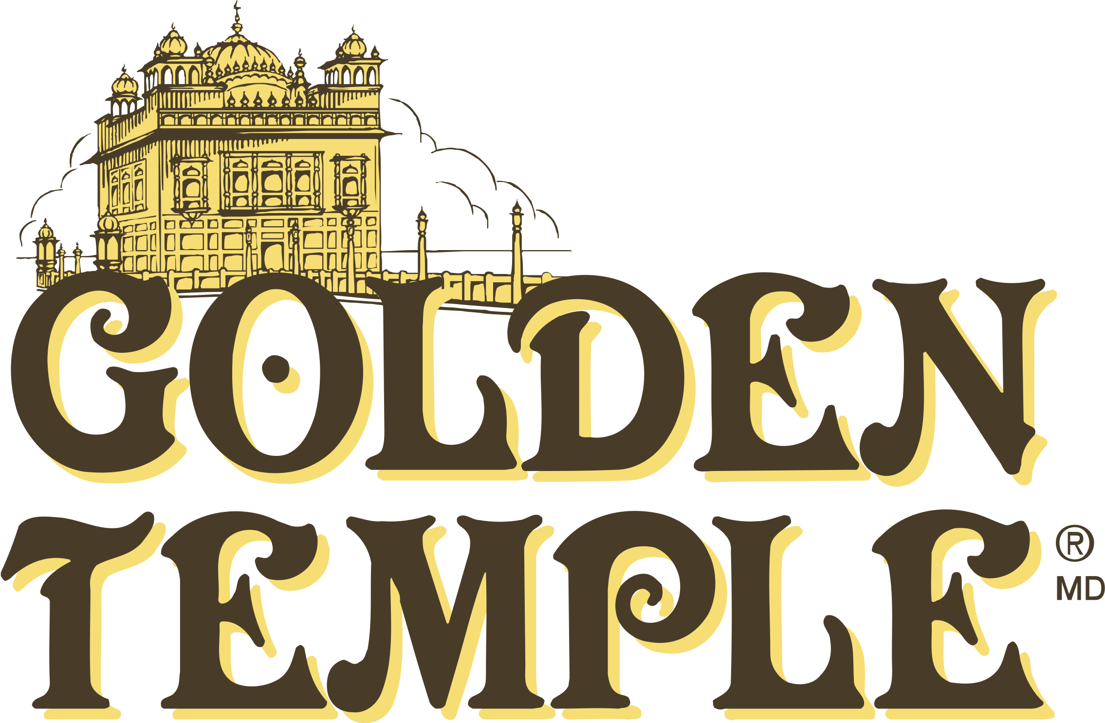Golden Temple Logo Png Transparent - Golden Temple Wheat Atta Flour (2400x2400), Png Download