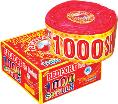 Redfort Fire Crackers-bullet 1000's - Standard Crackers Png (400x400), Png Download