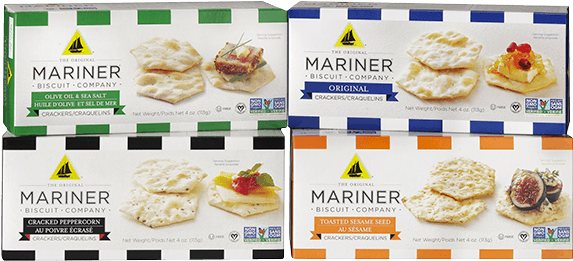 Water Crackers - Mariner Crackers (600x350), Png Download