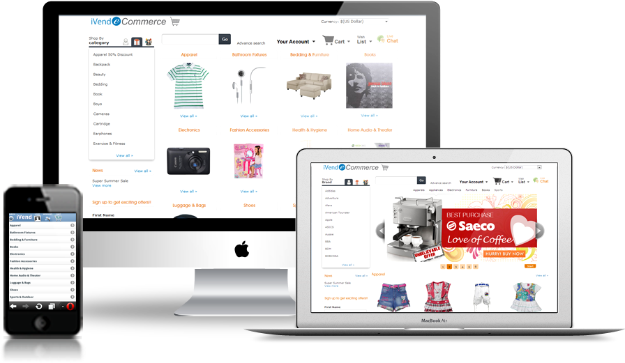 Ivend Ecommerce Banner - Free Open Source Commerce (980x700), Png Download