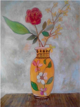 "rose"-sh13 - Vase (450x450), Png Download