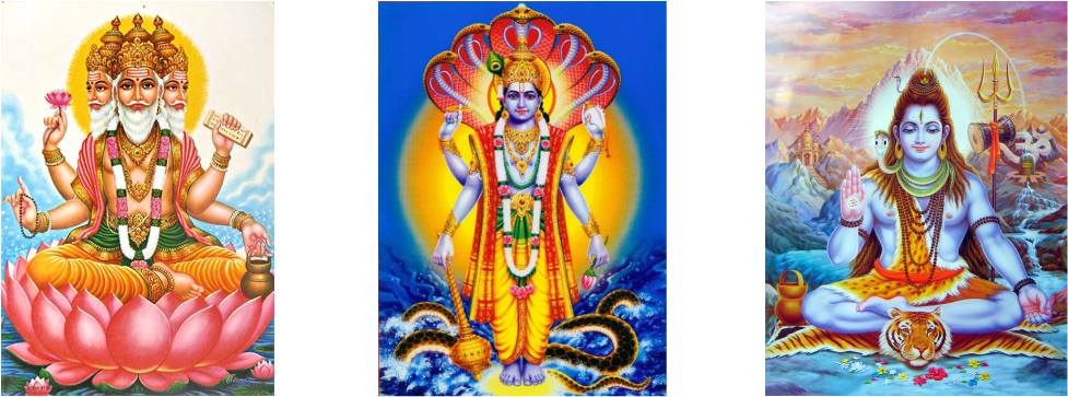 Brahma, The Creator, Vishnu, Preserver Of The Universe - Understanding Hinduism; Nook Book; Author - V. T. (977x363), Png Download