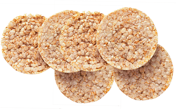 Happy Rice Cake - Military Diet Substitute For Saltine Cracker (573x480), Png Download