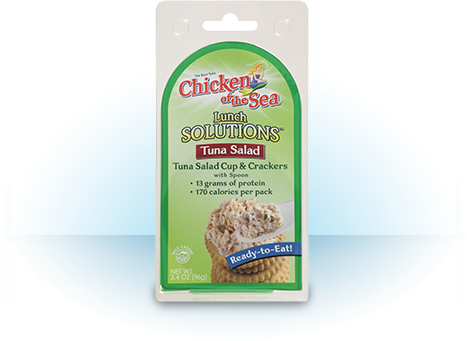 Tuna Salad Cup & Crackers - Chicken Of The Sea Salad Tuna Cup (467x341), Png Download