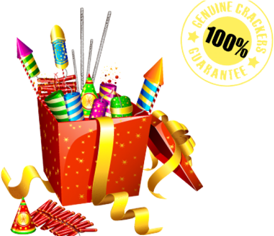 Diwali Clipart Cracker - Diwali Crackers Gift Box (640x480), Png Download
