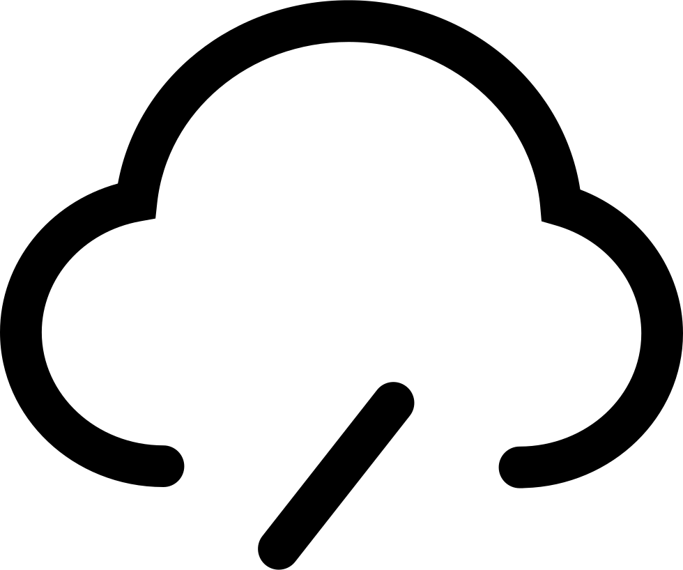 Light Rain Comments - Icon (980x818), Png Download