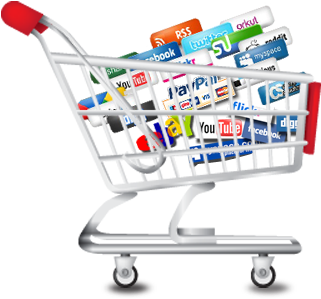 Ecommerce Product Data Entry - Shopping Cart With Products (467x390), Png Download