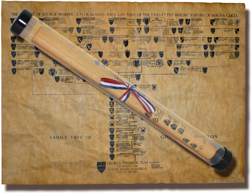 Family Tree Of George Washington High Quality, Parchment - Sheet Music (519x616), Png Download