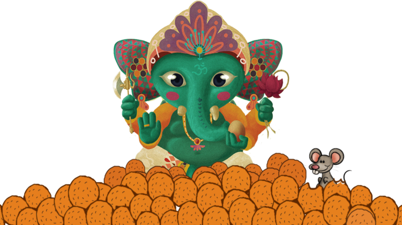 Ganesh Chaturthi - Hd Ganesh Ji Png (790x444), Png Download