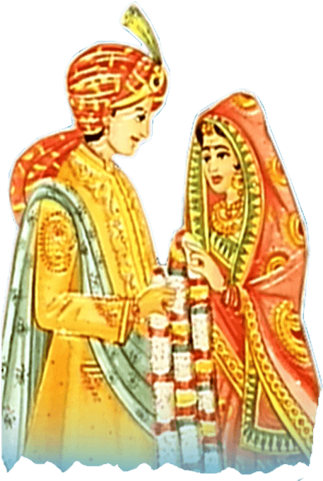 Marriage Clipart Png - Weddings In India (650x768), Png Download