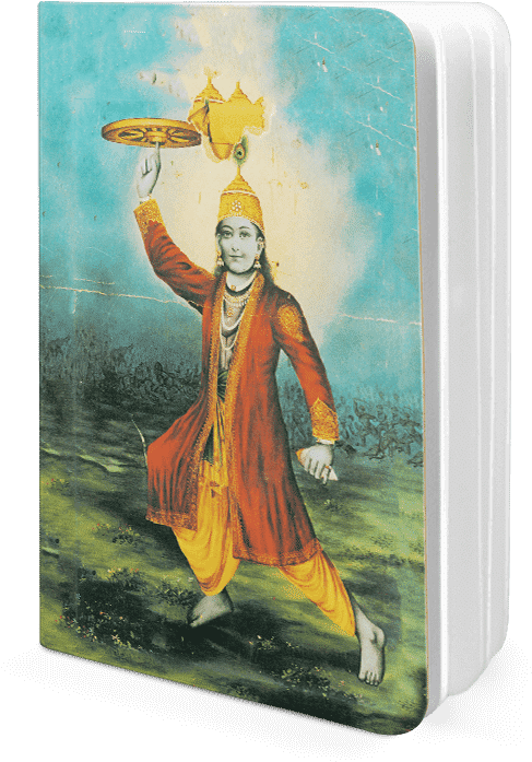 Dailyobjects Shree Krishna A5 Notebook Plain Buy Online - Illustration (600x700), Png Download