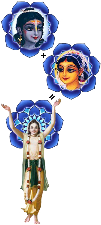 Lord Radha Krishna Png Images Best Hd Wallpaper - Chaitanya Mahaprabhu (336x744), Png Download