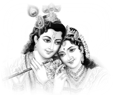 Jai Shri Krishna - Transparent Radha Krishna Png (432x366), Png Download
