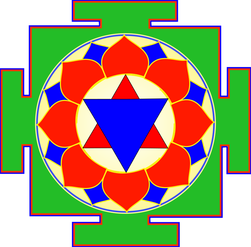 Krishna Yantra Clipart Png (600x590), Png Download