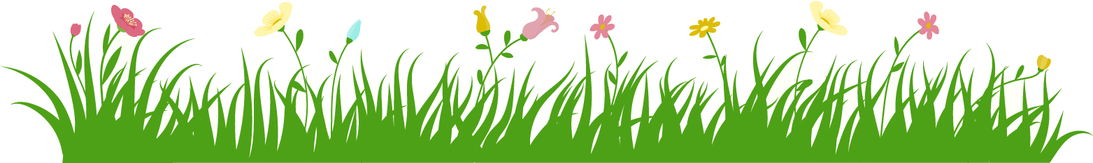 Home Flower Png - Illustration Of Grass (1662x358), Png Download