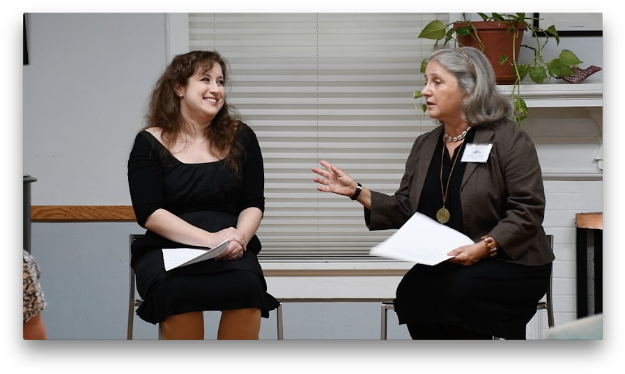 9 9 18 Molly Gilman Was Interviewed By Meredith Sue - Conversation (906x544), Png Download