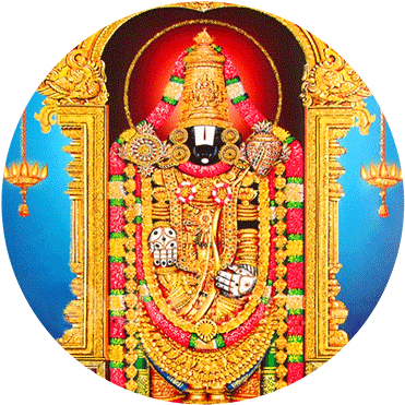 1-day Full Sponsorship Poshaka Seva - Tirupati God (400x391), Png Download