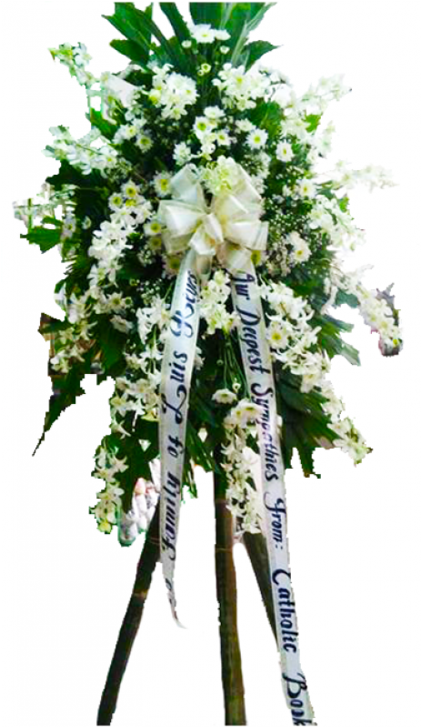 Funeral Flowers Png - Dangwa Funeral Flowers Arrangement (800x800), Png Download