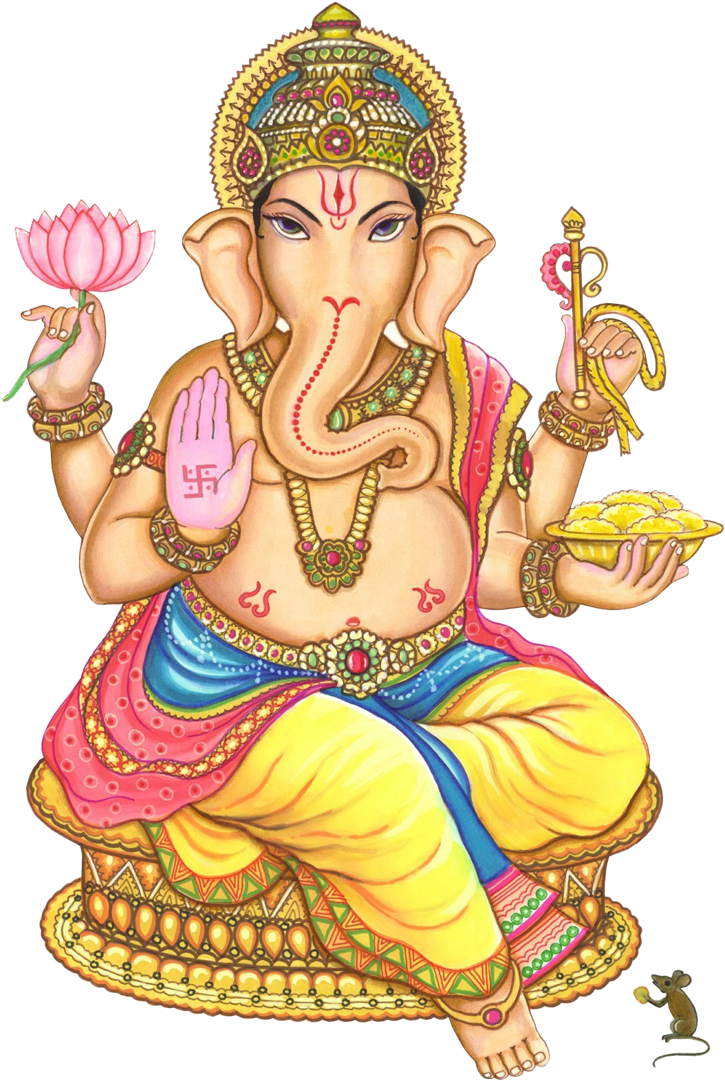 Ganesh Images Png (1222x1600), Png Download