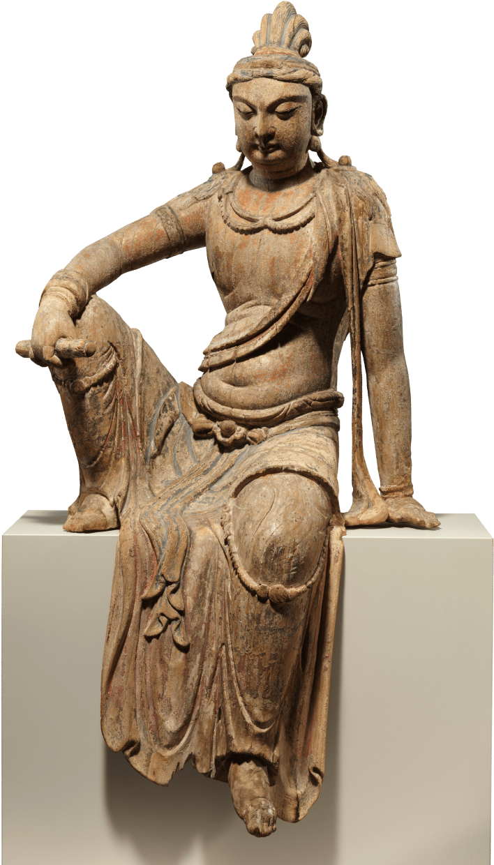 Bodhisattva Manjushri - Song Dynasty Wood Bodhisattva Sculptures (800x1282), Png Download