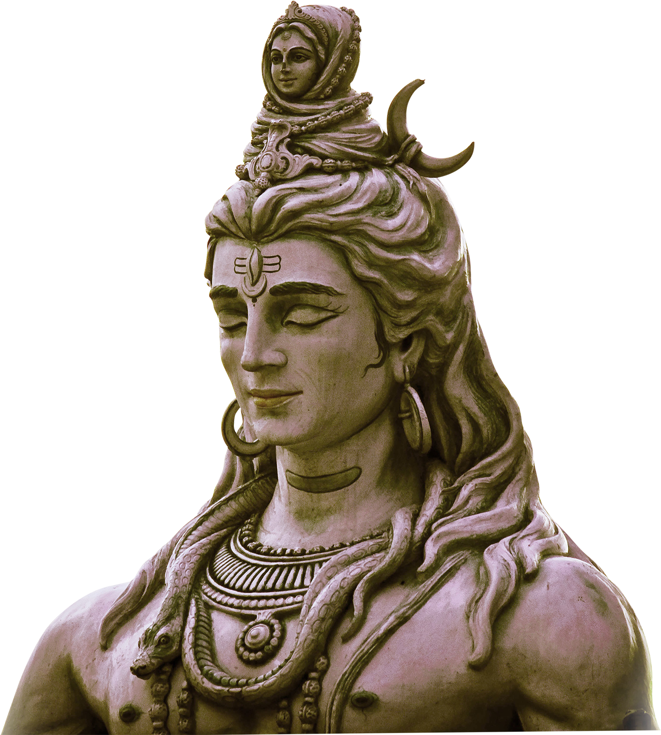 Shiva Png - Lord Shiva Statue (2400x2455), Png Download