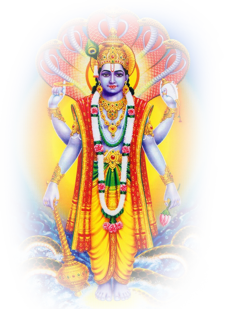 Lord Rama Background Png - Vishnu Png (729x997), Png Download