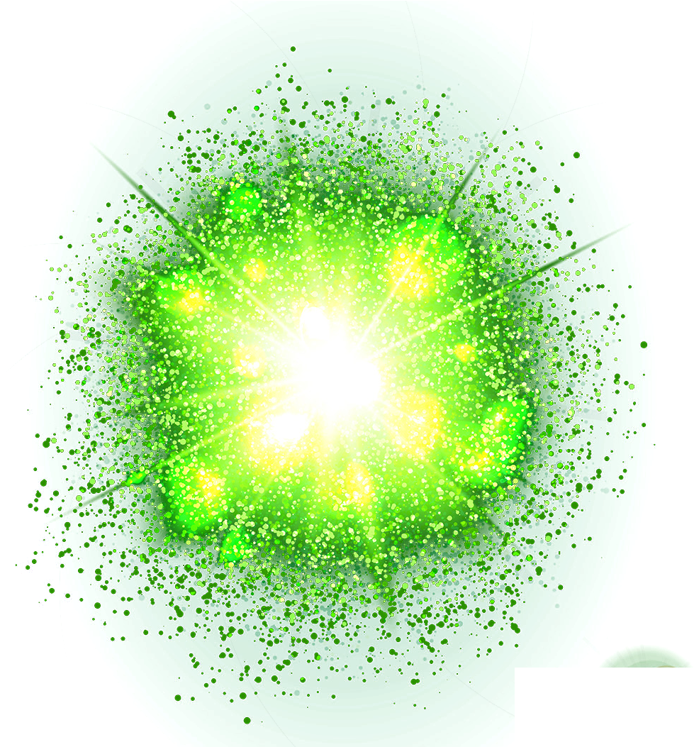 Png Royalty Free Library Light Gratis Round Transprent - Green Light Effect Png (1100x1052), Png Download