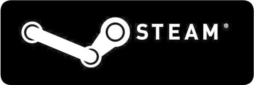 Logo Steam Blackbg - Get It On Steam Button (1000x298), Png Download
