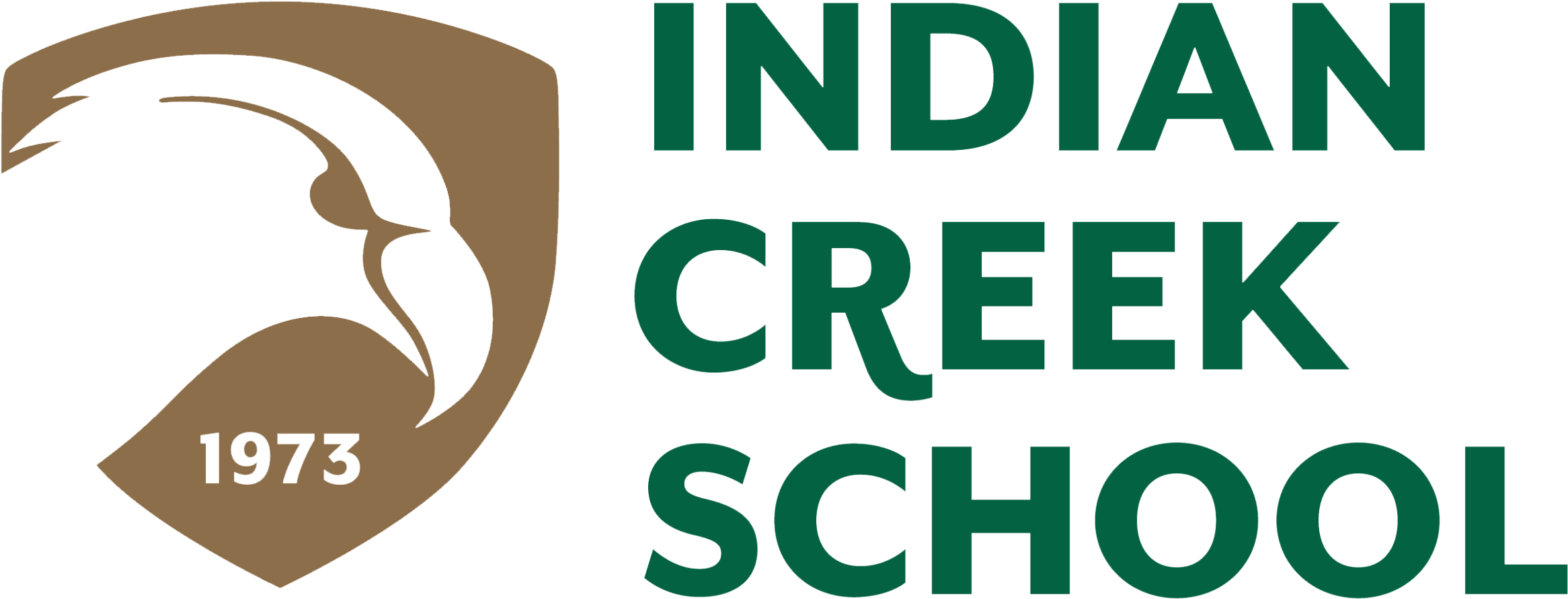 Indian Creek School Logo (2400x950), Png Download