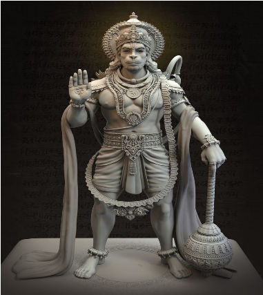 Fiberglass Lord Hanuman Statue - Lord Hanuman Images Hd (640x426), Png Download
