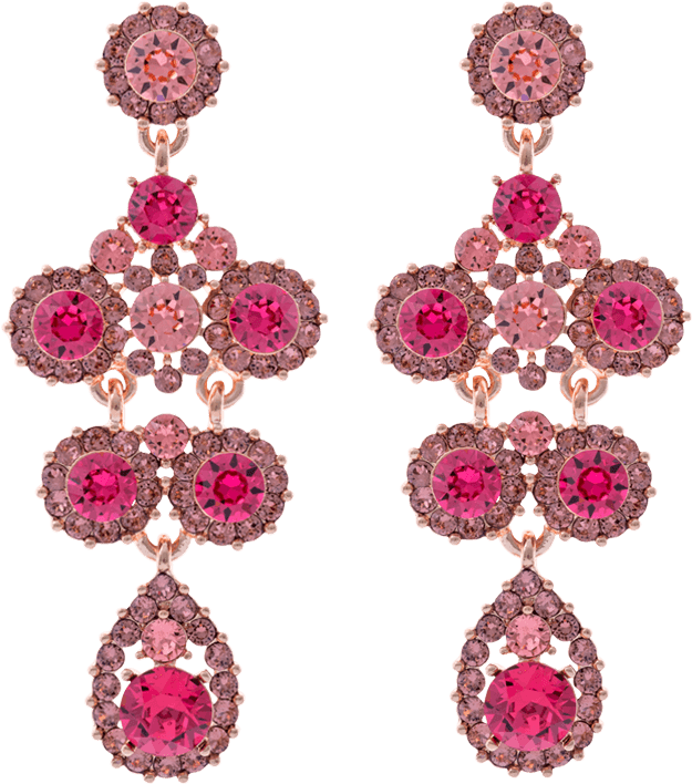 Kate - Indian Pink - Lily And Rose Örhängen Rosa (1000x1000), Png Download