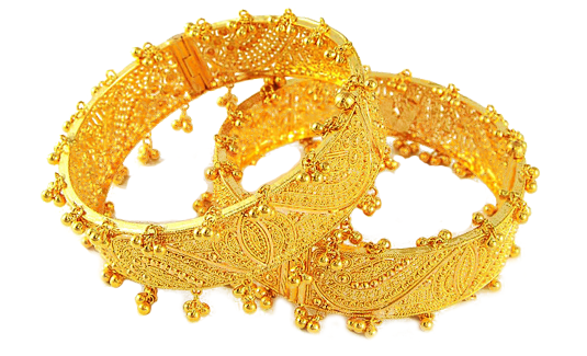 Slide1 - 24 Carat Gold Jewellery In Dubai (664x332), Png Download