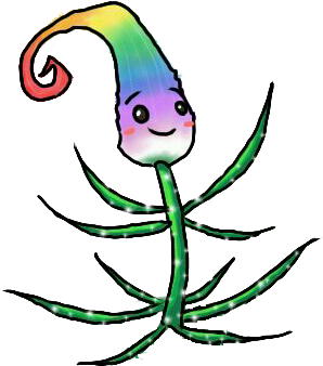 Hd Rainbow Grass - Drawing (400x500), Png Download