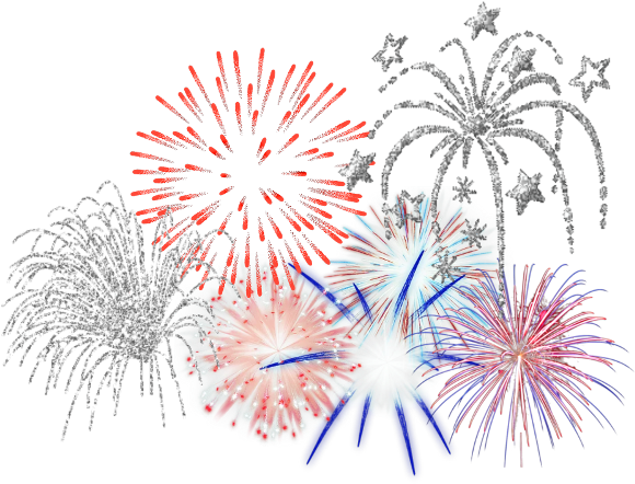 Firework (607x480), Png Download
