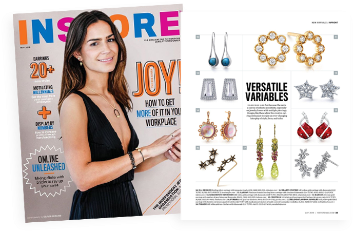 Instore Magazine Kabana Sun Earrings Feature - Magazine (1115x470), Png Download