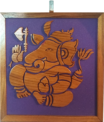 Buy Wooden Ganesha From Sisam Wood Art - Nagpur (700x700), Png Download