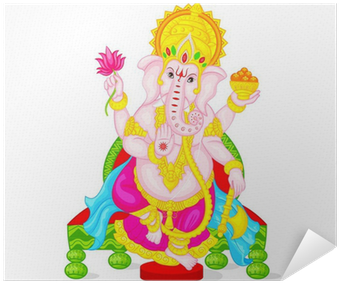 Modern Stylish Wishes Happy Ganesh Chaturthi (400x400), Png Download