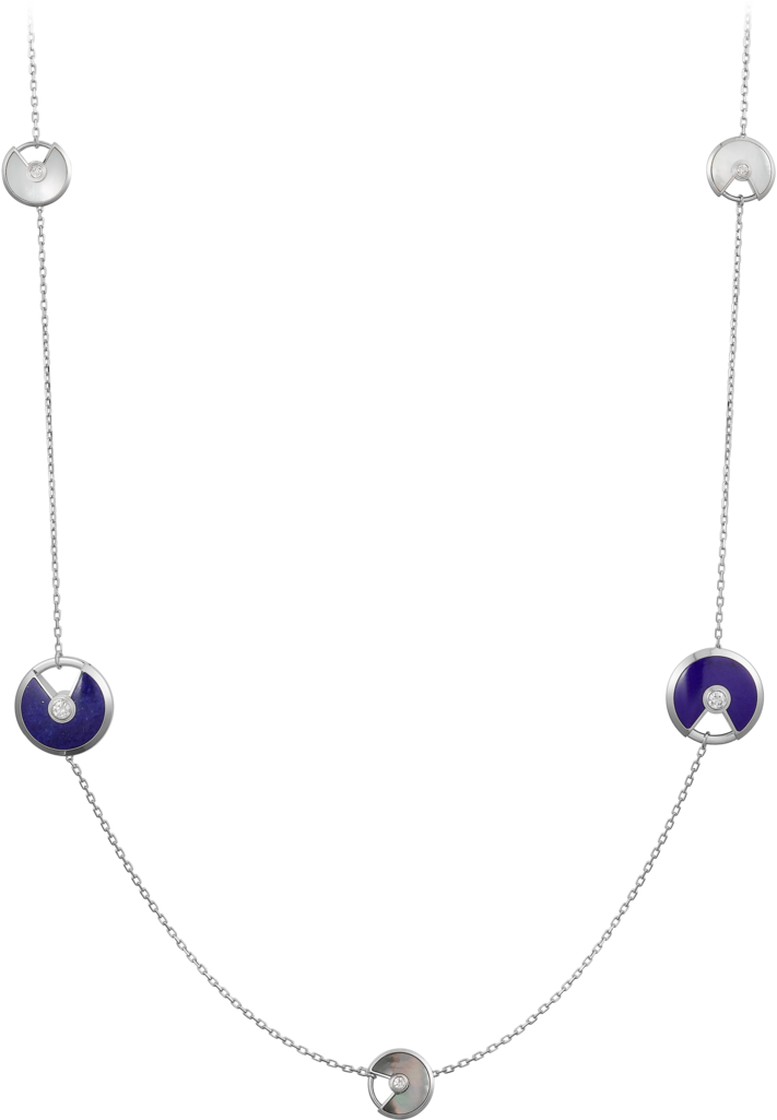 Amulette De Cartier Long Necklace, Xs And Small Modelswhite - Necklace (753x1024), Png Download