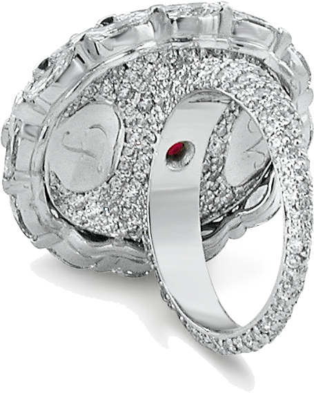 Cad Man Jewellery Ruby Ring Back - Ring (978x596), Png Download
