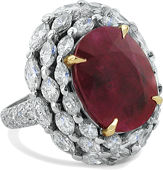 Cad Man Jewellery Ruby Ring Front - Ring (957x590), Png Download