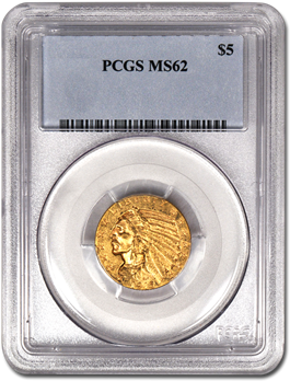 $5 Indian Head Gold Coins Ms - Indian Head Gold Pieces (360x360), Png Download