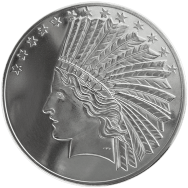 Indian Gold Coin Png American 1 Oz Silver Indian Head - Louis Xiv Of France (400x400), Png Download