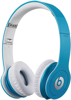 Beats By Dr - Beats Dr Dre Blue (474x356), Png Download