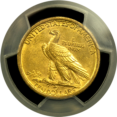 1907 $10 Indian Gold Coin Ngc/pcgs Ms - Gold Coin (500x500), Png Download