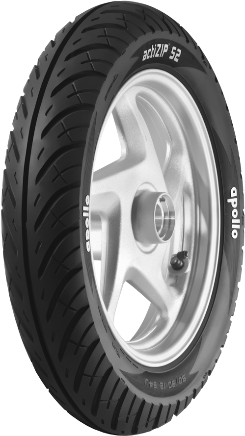 Two Wheeler Tyres Png - Apollo Actizip S2 (674x900), Png Download