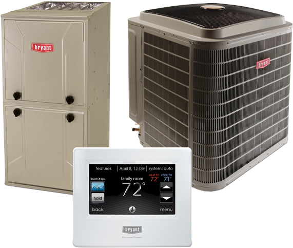 Services - Heating And Cooling Systems (600x543), Png Download