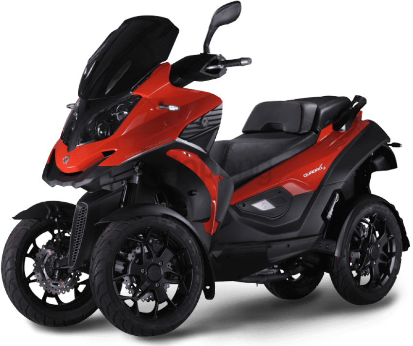Clipart Free Download Is Motorcycle Technology Going - 4 Wheels Scooter Bike (730x610), Png Download