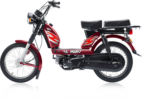 Red Xl Super Heavy Duty Colors Two Wheeler - Tvs Xl Price In Hyderabad (500x351), Png Download